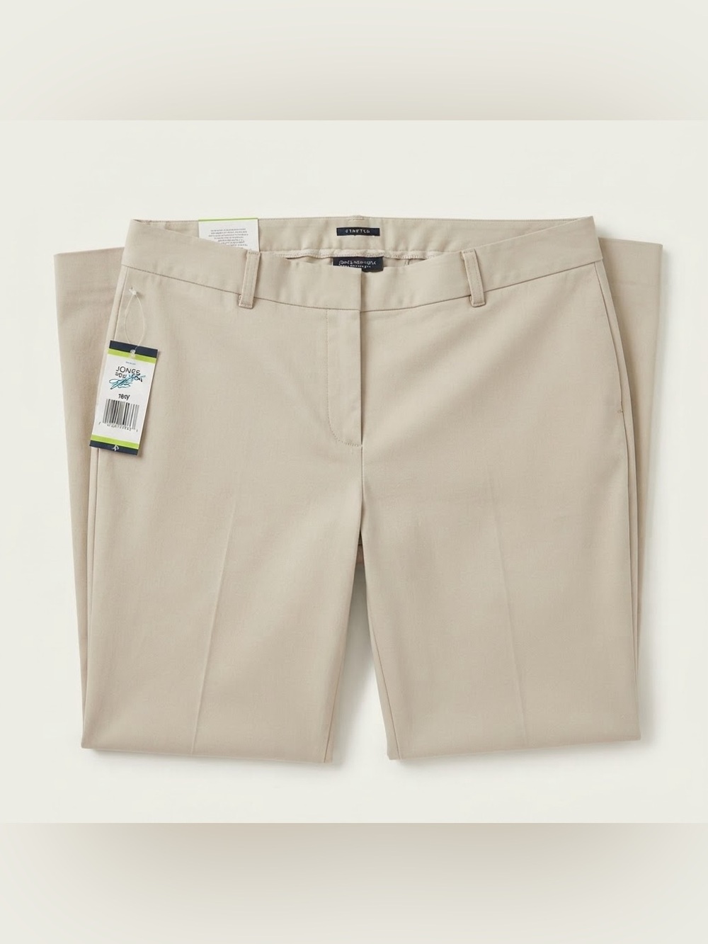 NWT Jones New York White Stretch Straight Leg Plus 18W